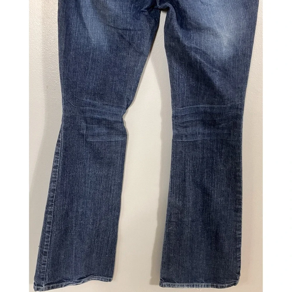 Vintage Guess Riviera‎ Flare Women's size 29 Dark Wash Blue Denim jeans Y2K